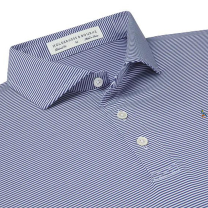 SPECIAL ORDER: Holderness & Bourne Perkins Polo - White & Navy