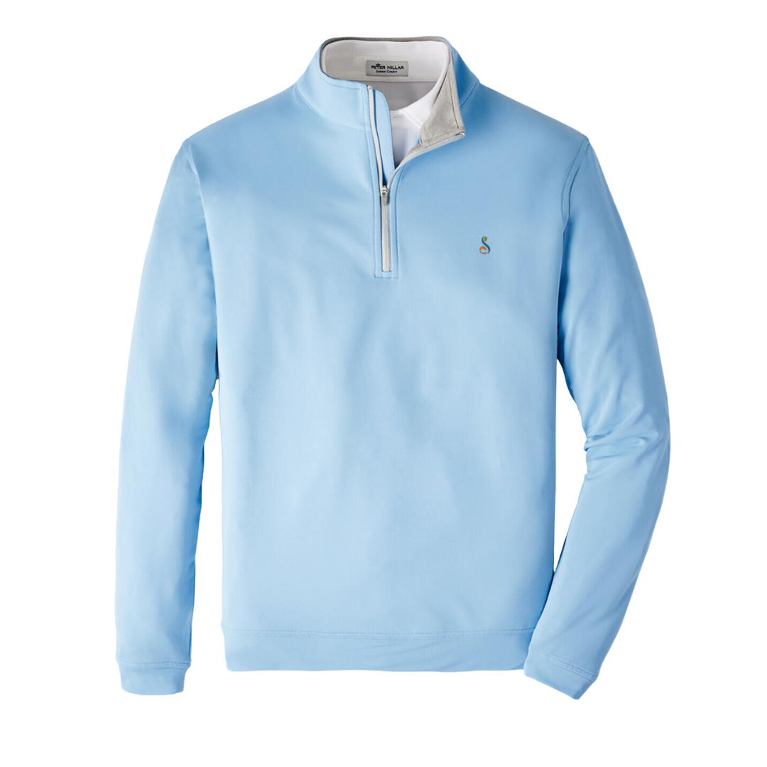 SPECIAL ORDER: Peter Millar Perth Pullover - Cottage Blue