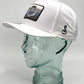 Pukka Megalodon Rectangle Pearl Stitch Patch High Crown 6 Panel Hat