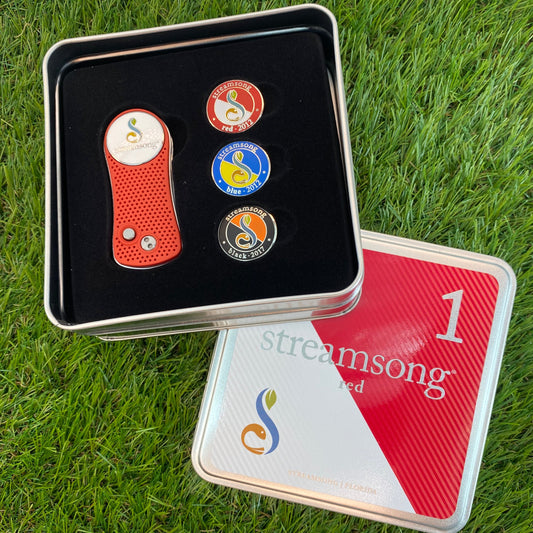 Ahead Streamsong Red Switchfix & Ball Mark Gift Tin