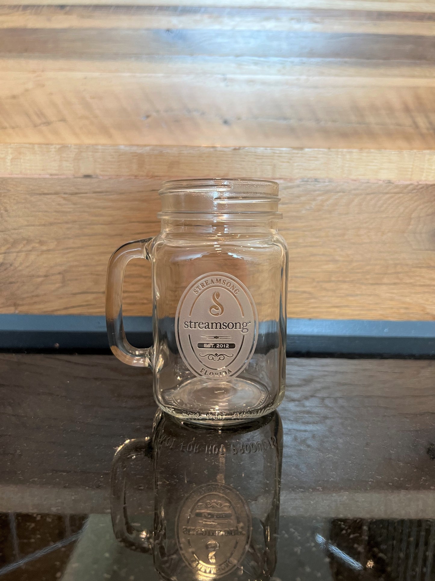 SBTS Mason Jar Glass - Streamsong Guinness 2 Oval