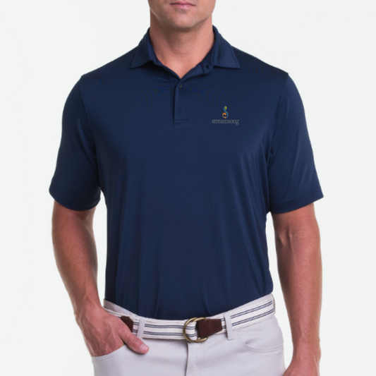 SPECIAL ORDER: Fairway & Greene Tournament Solid Polo - Marine