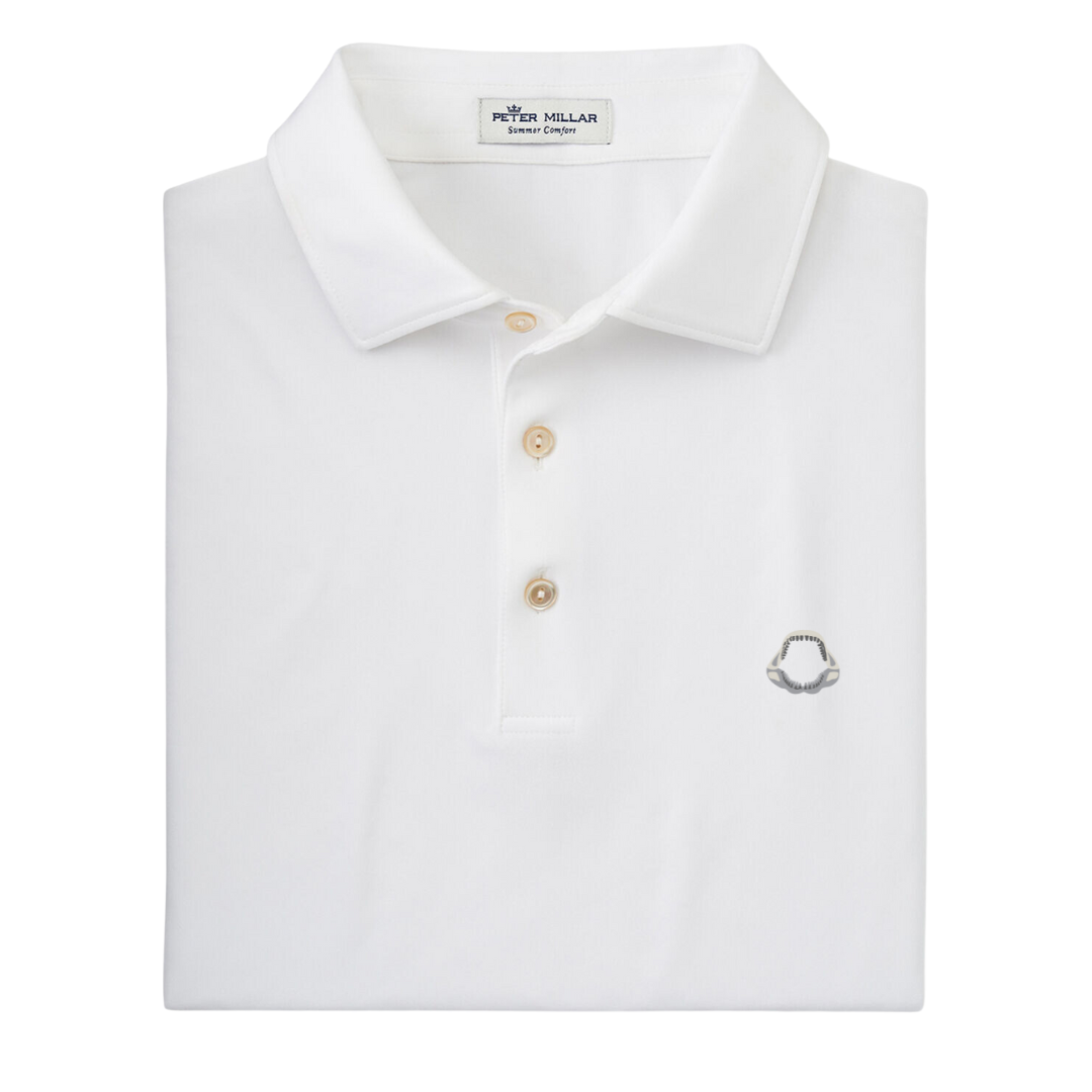 SPECIAL ORDER : Peter Millar Solid Performance Polo - White